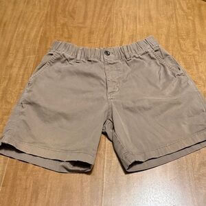 Classic Tan Flat Front Men's Shorts